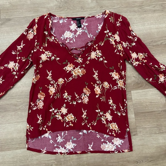 Floral forever 21 top - Picture 1 of 4